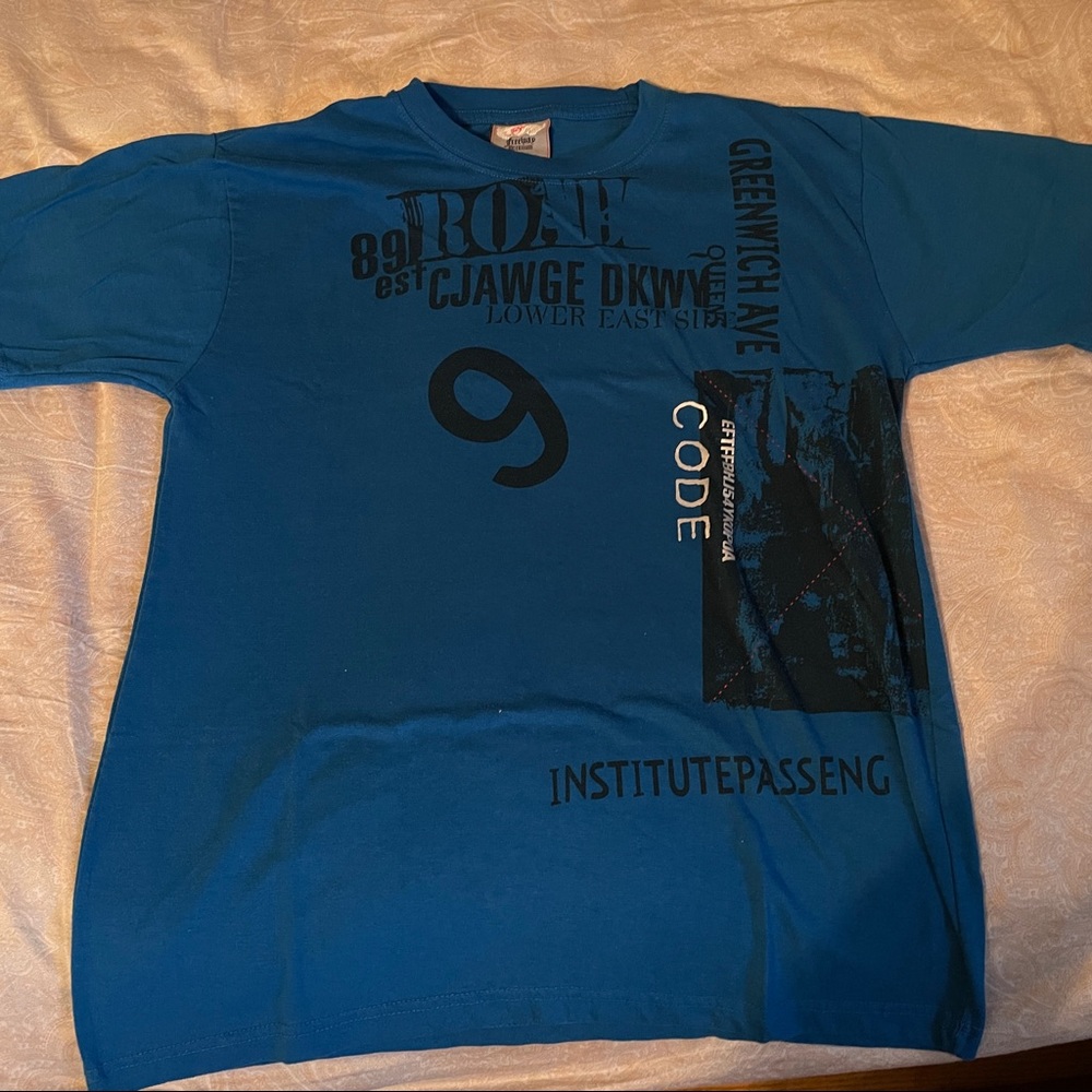 Blue Tshirt Large Freeway premium